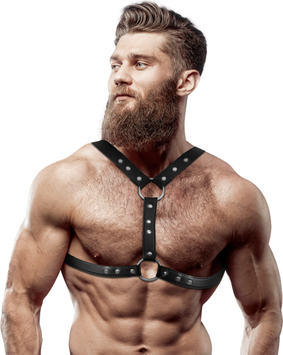 Eco-Leather Double Strap Harness for Men Eco-Leather Double Strap Harness for Men