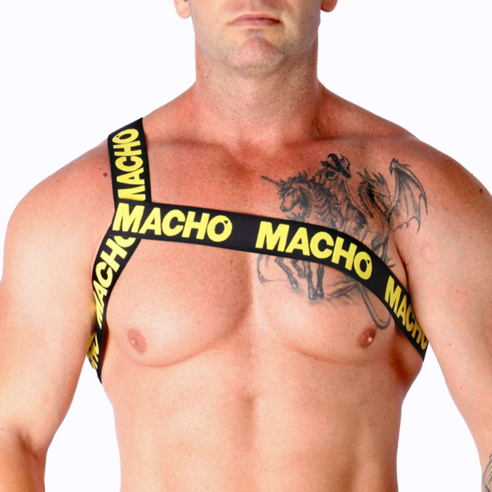 Macho Underwear Roman Harness L/XL Yellow