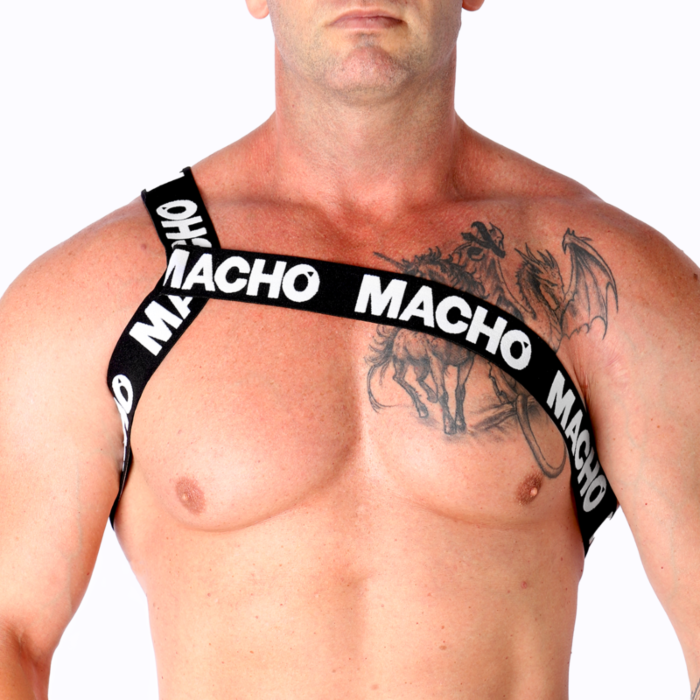 Harness Macho Underwear White L/XL Unique Design