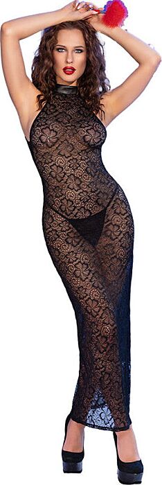 Babydoll Black Chilirose CR 4690 Long & Tanga