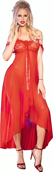 Babydoll Red ChiliRose CR 3716 | Elegance & Seduction