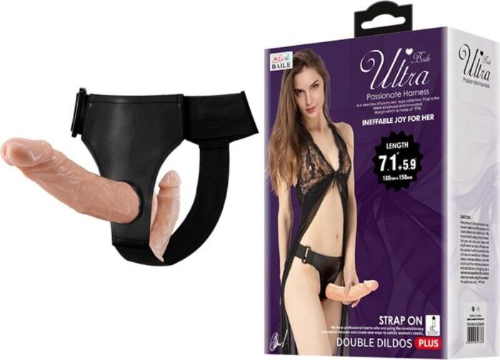 Dildo BAILE Harness Collection Ultra Passionate | Dual-ended Satisfaction Dildo BAILE Harness Collection Ultra Passionate | Dual-ended Satisfaction