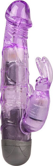 Baile vibrador multivelocidad con estimulador lila