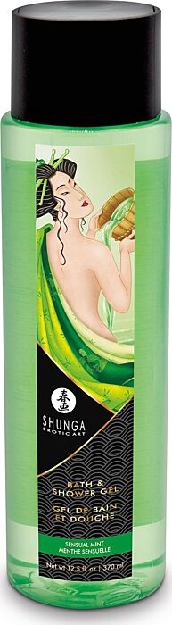 Shunga Bath & Shower Gel Mint 370 ml - Erotic Cosmetics Shunga Bath & Shower Gel Mint 370 ml - Erotic Cosmetics