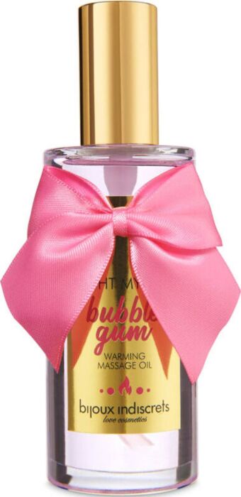 Bijoux - Indiscrets Light My Fire Massage Oil Heat Effect Bubble Gum Flavor Bijoux - Indiscrets Light My Fire Massage Oil Heat Effect Bubble Gum Flavor