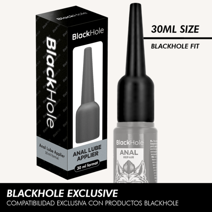Anal Lube Applier Black Hole S Size for Comfortable Application Anal Lube Applier Black Hole S Size for Comfortable Application