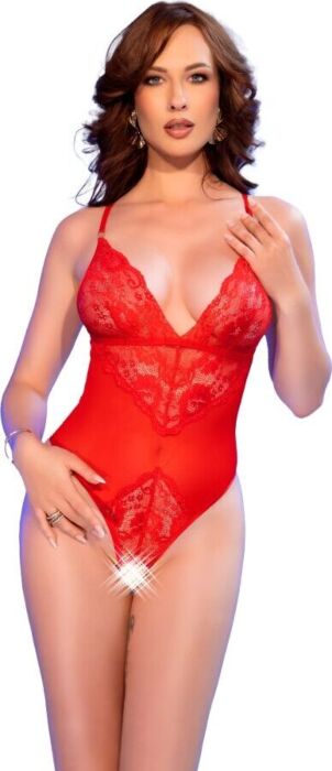 Crotchless Body Chilirose CR 4870 Red L Crotchless Body Chilirose CR 4870 Red L