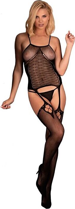 Bodystocking Livco Corsetti Amrin Black | Sensual Elegance
