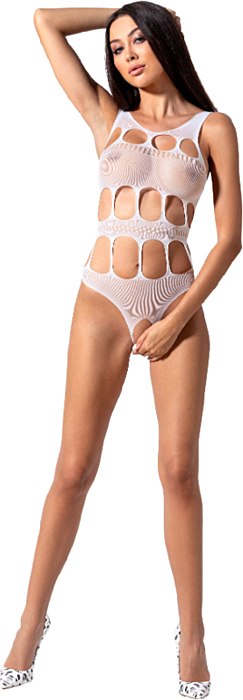 Bodystocking Passion Woman BS083 White Teddy Bodystocking Passion Woman BS083 White Teddy