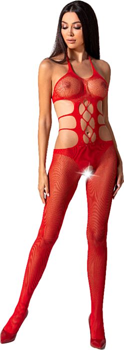 Bodystocking Passion Woman BS084 Red Sexy Design