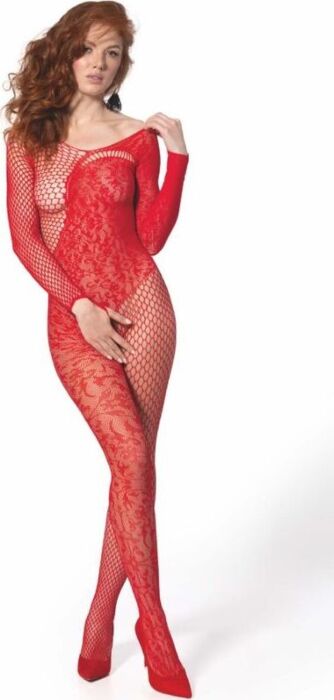 Bodystocking Passion Red Unique Fit