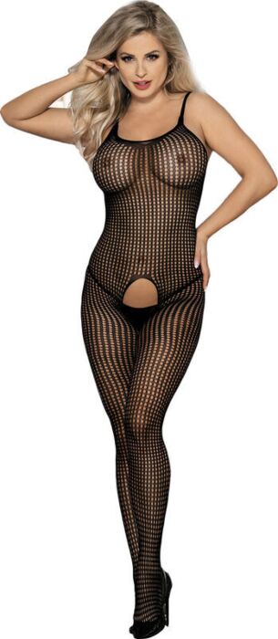Bodystocking Sublime Crotchless Black | Elegance