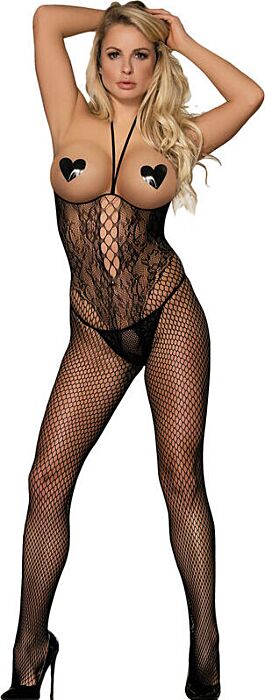 Bodystocking Sublime Subblime Open Cup Black