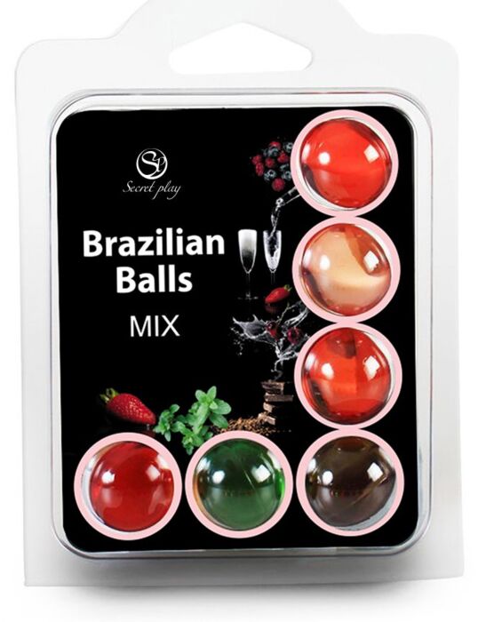 Brazilian Balls Secretplay - 6 Hot Balls with Fruit Aroma