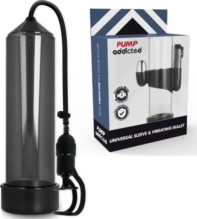 Erection Pump Pump Addicted RX5 Black Vibrator