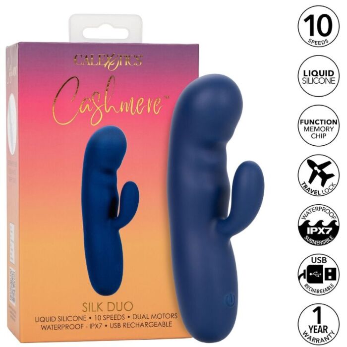CALEXOTICS - CASHMERE SILK DUO AZUL CALEXOTICS - CASHMERE SILK DUO AZUL