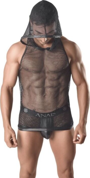 Hooded T-Shirt ANAIS MEN ARES XXXL - Seductive Style Hooded T-Shirt ANAIS MEN ARES XXXL - Seductive Style