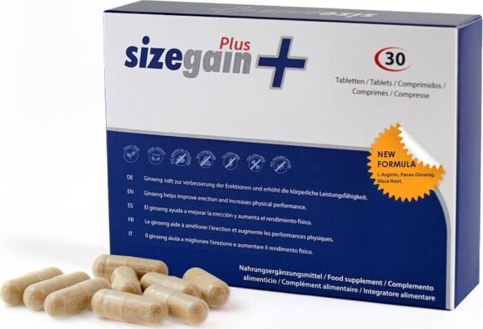 SizeGain Plus Capsules by 500COSMETICS for Enhanced Potency SizeGain Plus Capsules by 500COSMETICS for Enhanced Potency