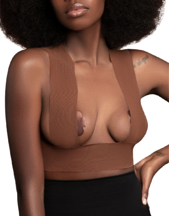 Bye Bra Body Tape 5m x 6.5cm with Nipple Covers