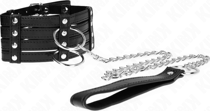 KINK Collar & Leash Adjustable BDSM Elegance KINK Collar & Leash Adjustable BDSM Elegance