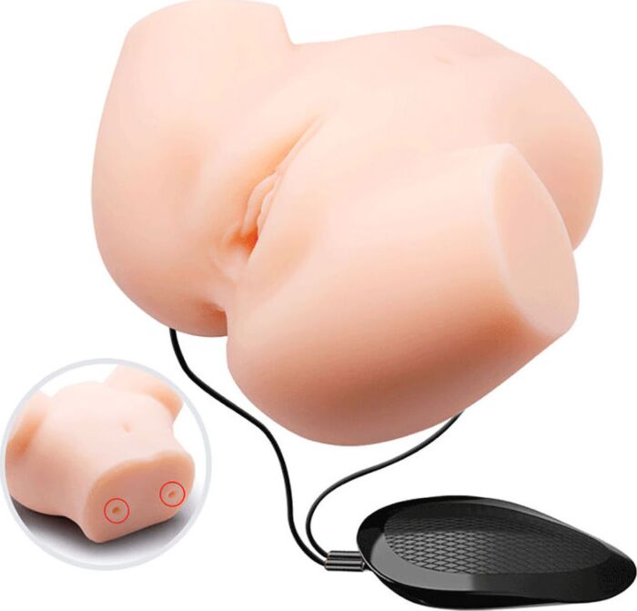 Masturbator CRAZY BULL Realistic Double Vibration Masturbator CRAZY BULL Realistic Double Vibration