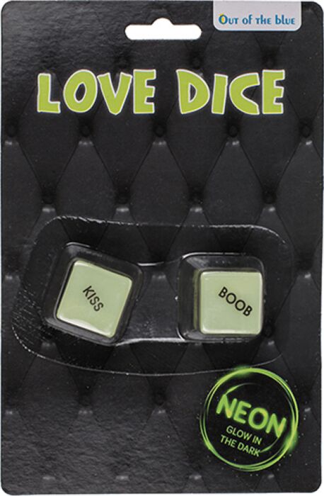 Out Of The Blue Love Dice Glow-in-the-dark Out Of The Blue Love Dice Glow-in-the-dark