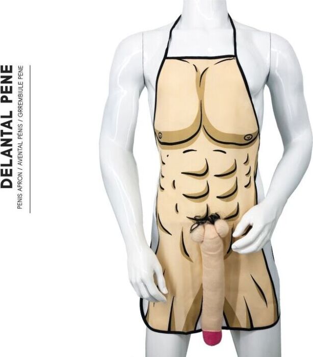 Apron DIABLO PICANTE Muscular 3D Penis Apron DIABLO PICANTE Muscular 3D Penis