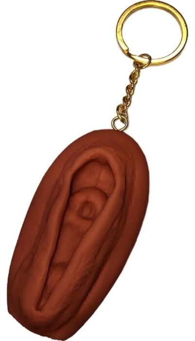 Vagina-shaped keyring Diablo Picante