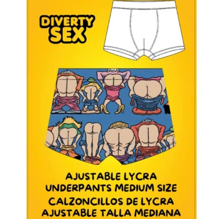 Boxers Diablo Picante Small Size Buttocks with Fun Design Boxers Diablo Picante Small Size Buttocks with Fun Design