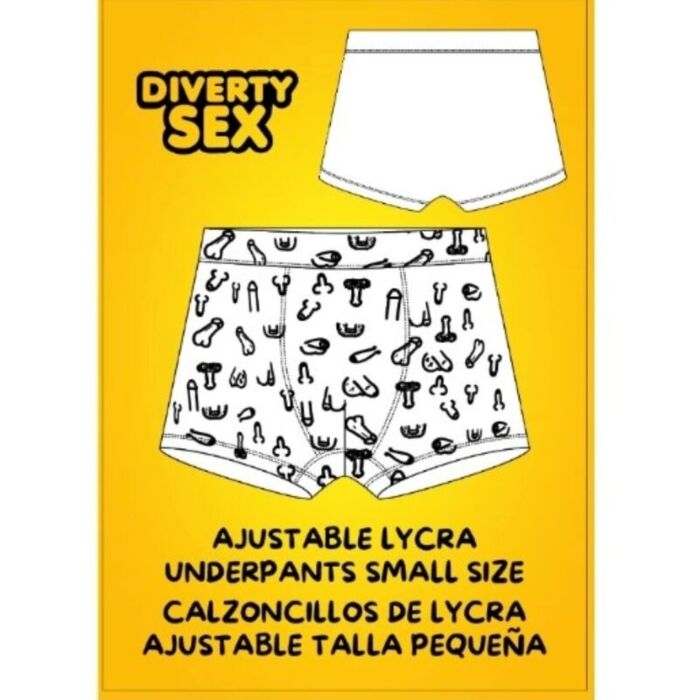 Boxer Briefs Diablo Picante Small Size Fun Penis Design Boxer Briefs Diablo Picante Small Size Fun Penis Design