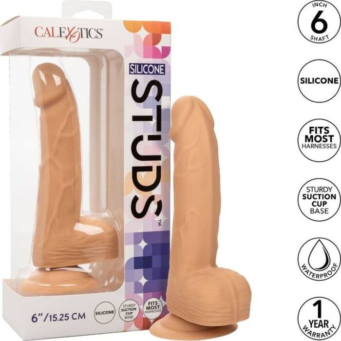 Dildo Calexotics Silicone Studs Realistic Feel Dildo Calexotics Silicone Studs Realistic Feel
