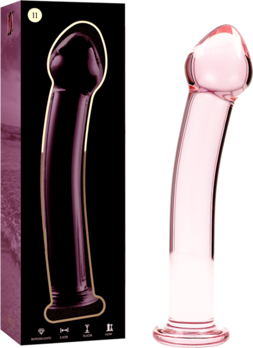 Nebula Pink Glass Dildo Nebula Pink Glass Dildo