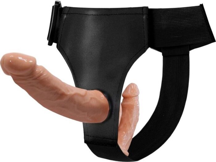 Double Dildo Baile Ultra Passionate Adjustable Harness