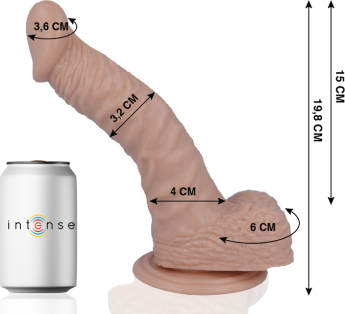 Realistic Dildo MR. INTENSE 19.8 cm for Intense Pleasure
