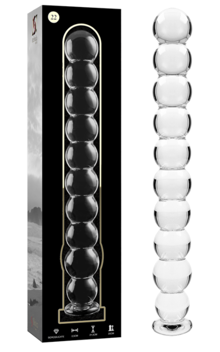 Dildo Nebula Series by Ibiza Model 22 21.5 cm Borosilicate Glass