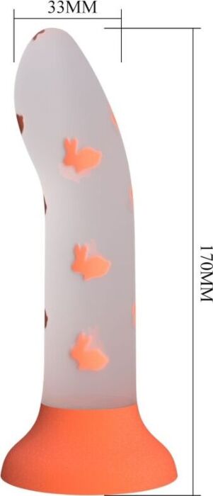 Dildo Pretty Love Magical Nightfall Luminous Orange