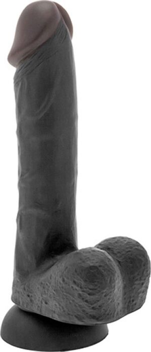 Realistic Dildo by S Pleasures - Don Jon Black 16.5 cm