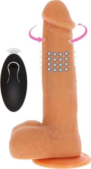 Vibrator Get Real Dildo Natural with Rotating Balls Vibrator Get Real Dildo Natural with Rotating Balls