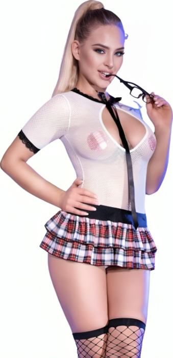 Schoolgirl Costume CHILIROSE CR 4364 Seductive Look