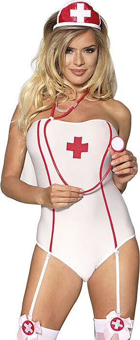 Sexy Nurse Costume Subblime Teddy S/M - Alluring Design