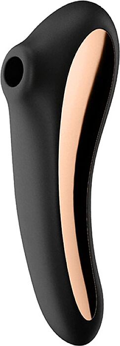 Dual Kiss Satisfyer Clitoris Stimulator - Black