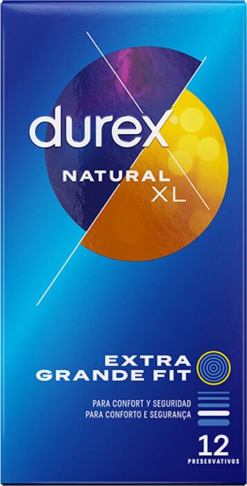 XL Natural Condoms Durex 12 pcs. XL Natural Condoms Durex 12 pcs.