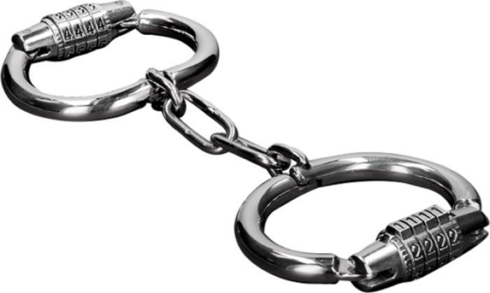 BDSM Handcuffs Metal Hard Combination Lock