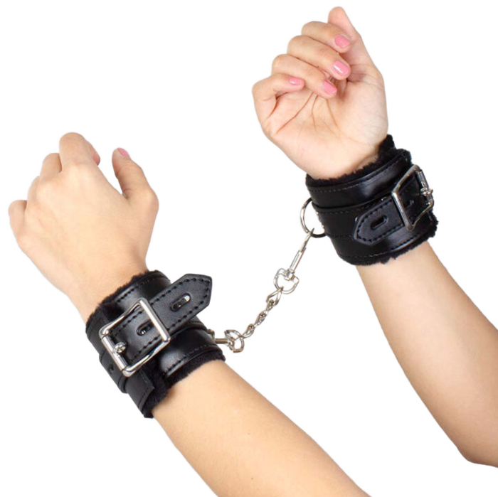 Black Velvet Handcuffs Black Velvet Handcuffs