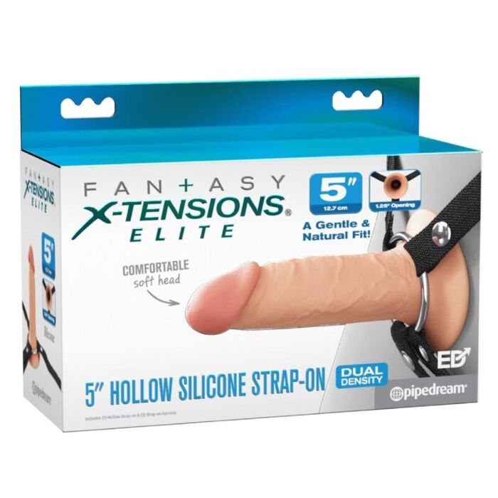 Hollow Strap-On Fantasy X-Tensions Elite Realistic Harness Hollow Strap-On Fantasy X-Tensions Elite Realistic Harness