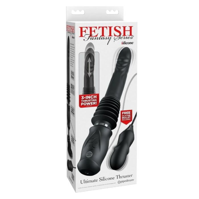 Vibrator FETISH FANTASY SERIES ULTIMATE SILICONE THRUSTER with thrusting action Vibrator FETISH FANTASY SERIES ULTIMATE SILICONE THRUSTER with thrusting action
