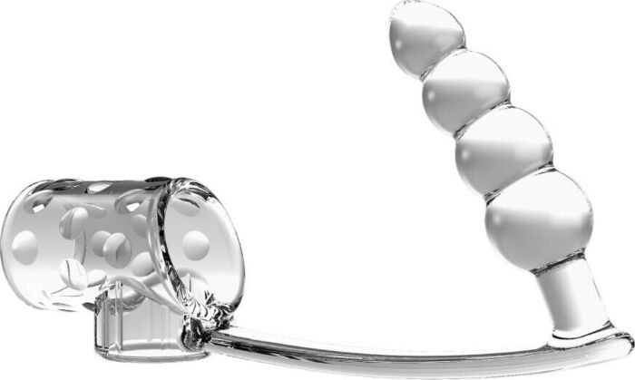 Penis Sleeve Pretty Love Anal Plug Transparent