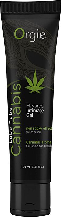 Orgie Lube Tube Cannabis Water-Based Intimate Gel