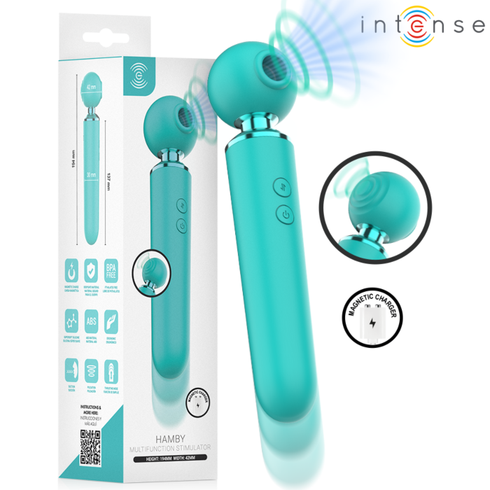 Vibrator INTENSE HIGH TECH Hamby Multifunction Suction and Vibration Stimulator Vibrator INTENSE HIGH TECH Hamby Multifunction Suction and Vibration Stimulator