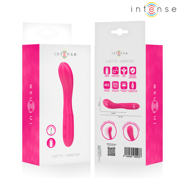 Vibrator INTENSE HIGH TECH LISETTE with Flexible Shaft Vibrator INTENSE HIGH TECH LISETTE with Flexible Shaft